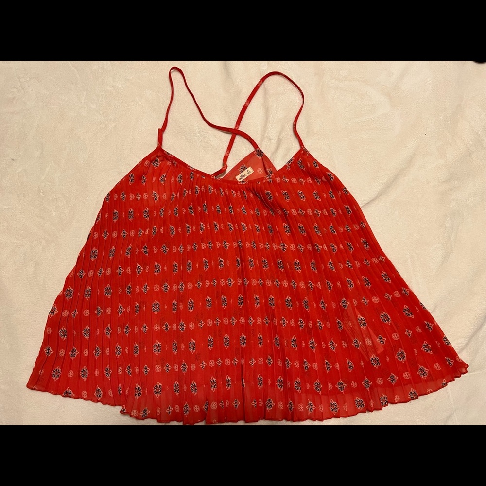 Hollister size Medium orange tank blouse